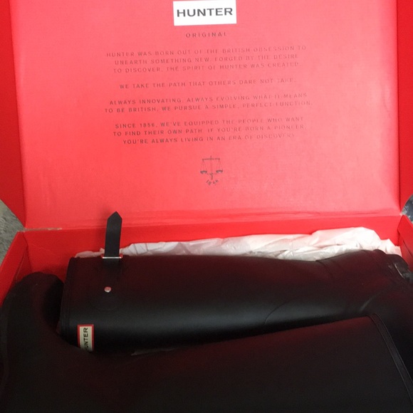 Size 10 Original Tall Black Hunter Boots - Picture 4 of 4